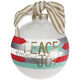 Peace, Love and Joy Glass Christmas Ornament Image 3 of 3